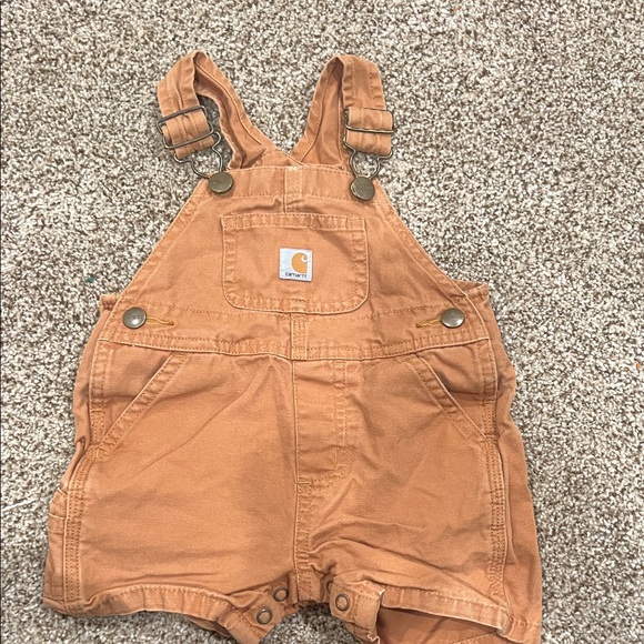 Carhartt Kids Brown Overalls - Picture 1 of 5